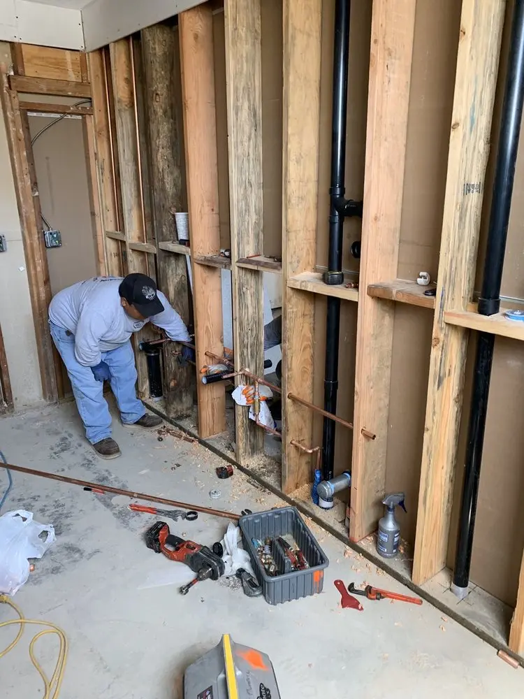 Commercial rough-in plumbing for Gas Line Repair in Obelisk